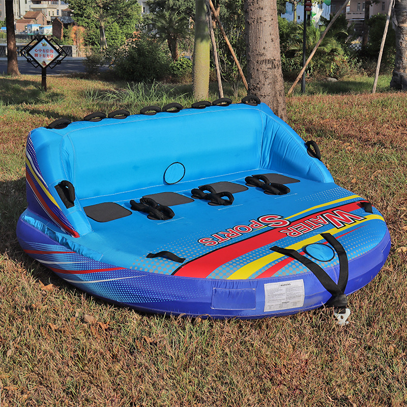 Manufacturer Water Sports Inflatable Towing Boat Tube Ski Tube Sofa Towables Tubes For Boat