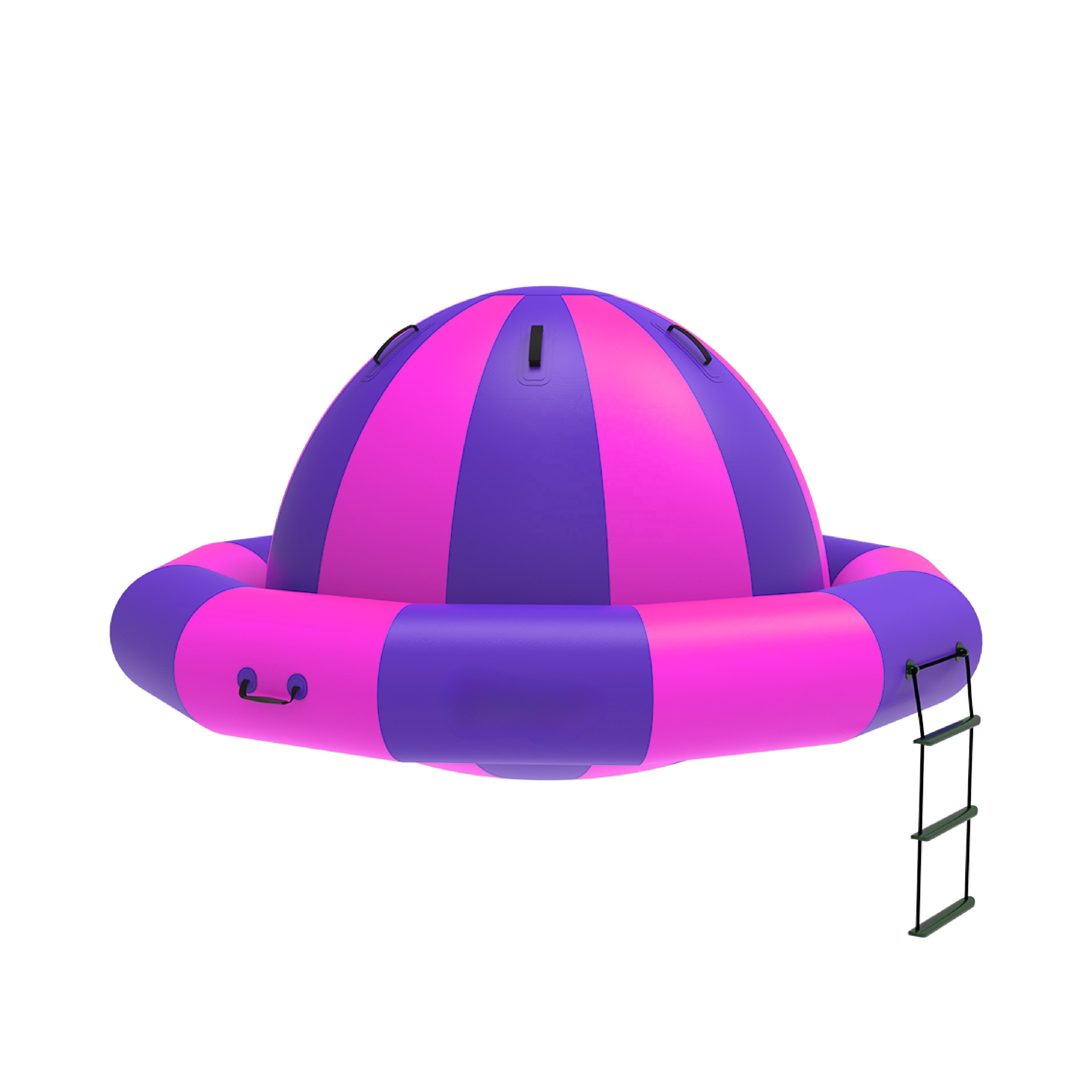 Water Sport Game Play Equipment Inflatable Disco Boat Inflatable Dock Inflatable Flying Spinner Towable Tube