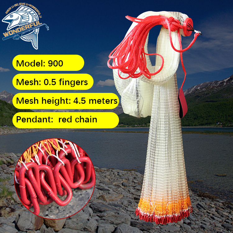 High-Quality Throw a Net by Hand Throw Cast Monofilament Fishing Nets Magic Spin Network Easy Throw