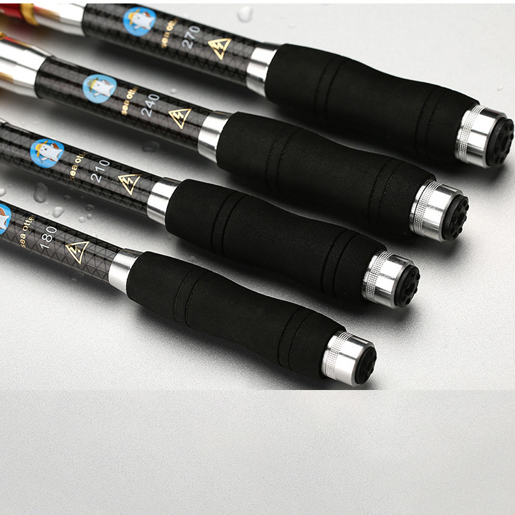 1.8m 2.1m 2.4m 2.7m 3m 3.6m Long Shot Mini Stream Grafite Fish Rod Toy  Pen Jigging Rod