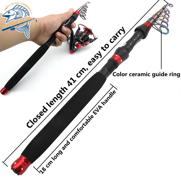 Ultrashort Mini Sea Pole Portable Spinning Saltwater Fly Fishing Rod and Reel Combo Adult Gifts for Men Women