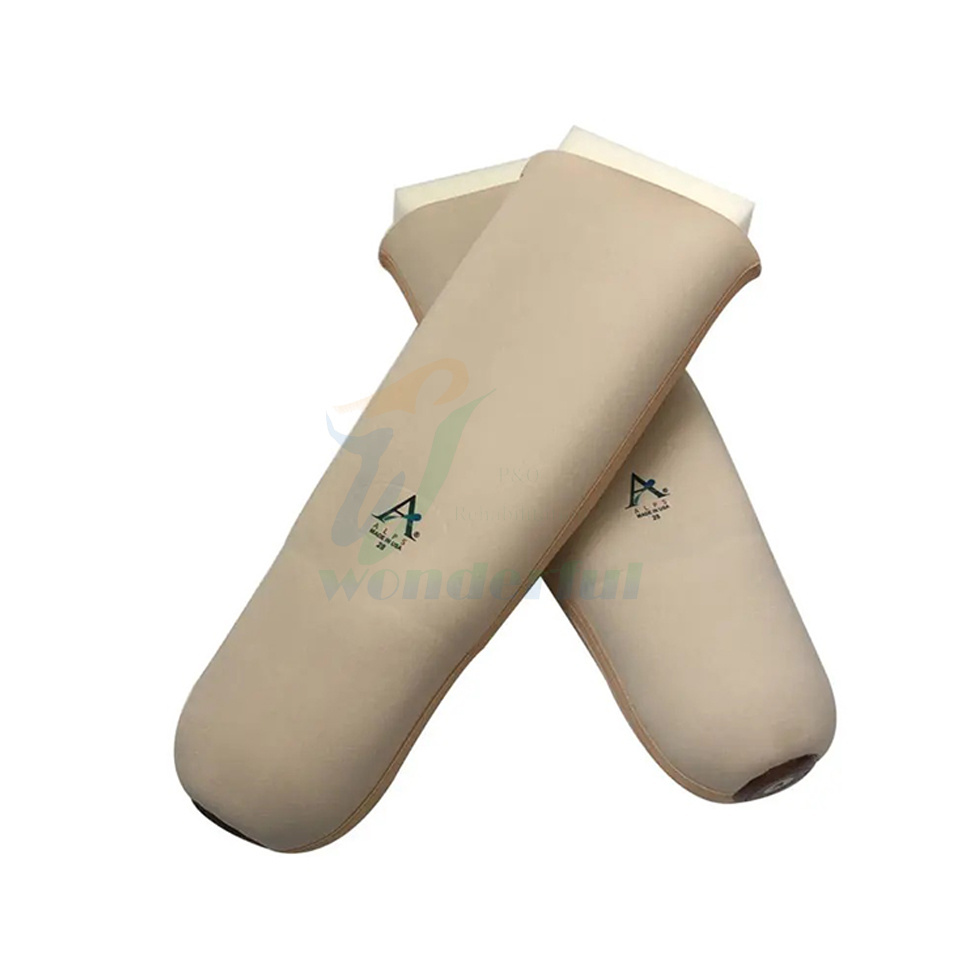 WDF Artificial Limbs Prosthetic Leg Cover Antibacterial Simple Type Gel Cover With Lock