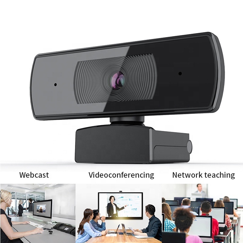 4K Autofocus Webcam For PC Computer Laptop Video Record  Lens 8MP Webcam With dual Microphone Privacy Cover