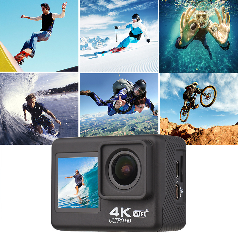 4K 60FPS Underwater action camera with and EIS anti shake function