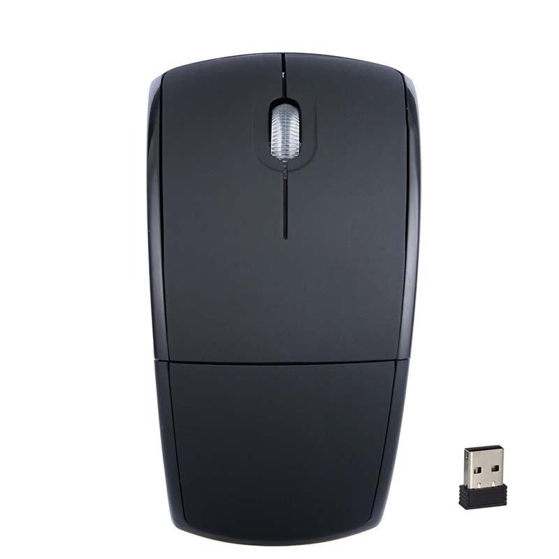 Wholesale 3D 1600DPI Ergonomic Optical Mouse 2.4G Wireless Foldable Arc Mouse Office for Laptop Mac