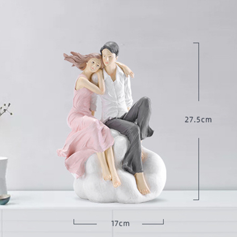 Couples Resin Crafts Wedding Gifts Desktop Decoration Ornaments For Home Living Room