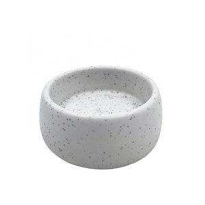 Wholesales Matt dotting Ceramic Tea Light Candle Jars vessels Porcelain Candlestick Holder for Home Decor Wedding Christmas