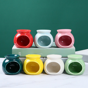 Wholesale Small Elegant Wax Burners Modern Tea Light Ceramic Candle Oil Burner Wax Melt Burner for Home Decoration