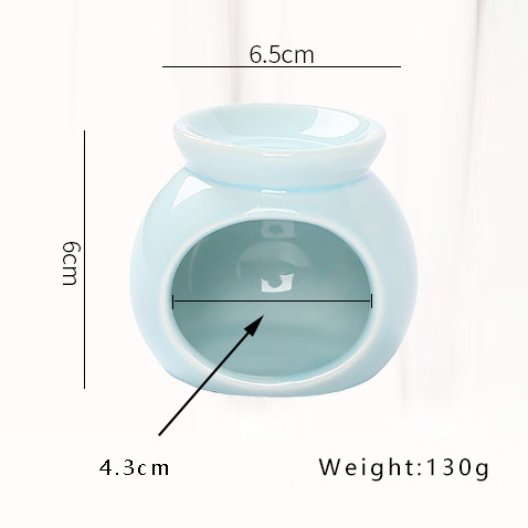 Wholesale Small Elegant Wax Burners Modern Tea Light Ceramic Candle Oil Burner Wax Melt Burner for Home Decoration