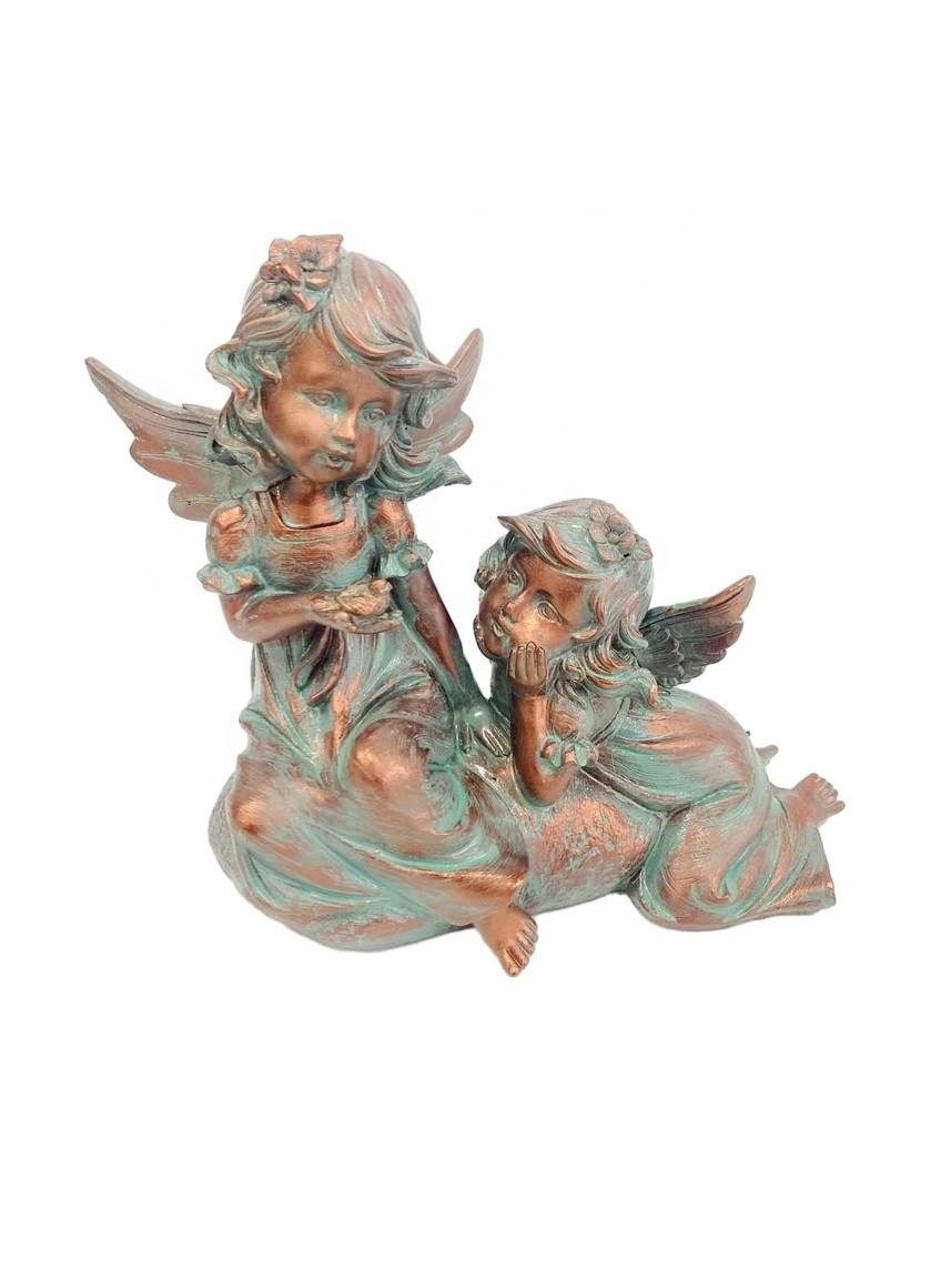 12Inch New Arrival Unique Resin Garden Fairy Statues Outdoor Waterproof Sculpture for Yard Patio Lown Balcony Mothers Day