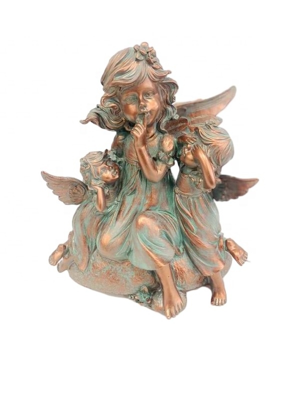 12Inch New Arrival Unique Resin Garden Fairy Statues Outdoor Waterproof Sculpture for Yard Patio Lown Balcony Mothers Day