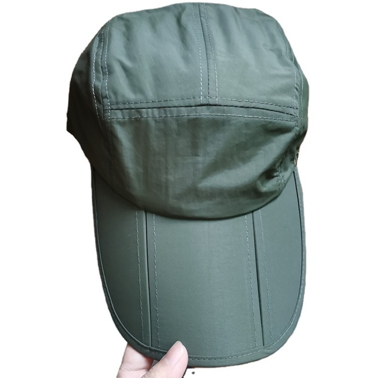 Portable Folding Baseball Hat Adjustable Outdoor Sports Polyester Quick-drying Baseball Cap Golf Cap