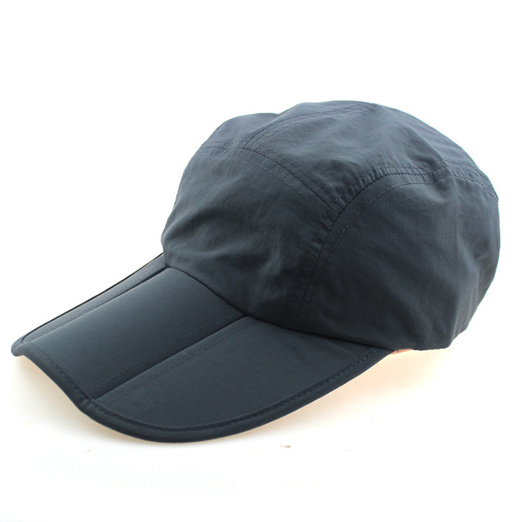 Portable Folding Baseball Hat Adjustable Outdoor Sports Polyester Quick-drying Baseball Cap Golf Cap