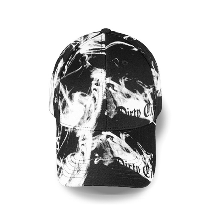 Version Leisure Graffiti Printing Cotton Baseball Cap Men and Women Sun Proof Snapback Cap Dad Hats Gorras