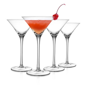 Wholesale Modern Crystal Drinking Elegant Cocktail Glasses for Bar Martini Cosmopolitan Manhattan Glasses Cup Glassware Set