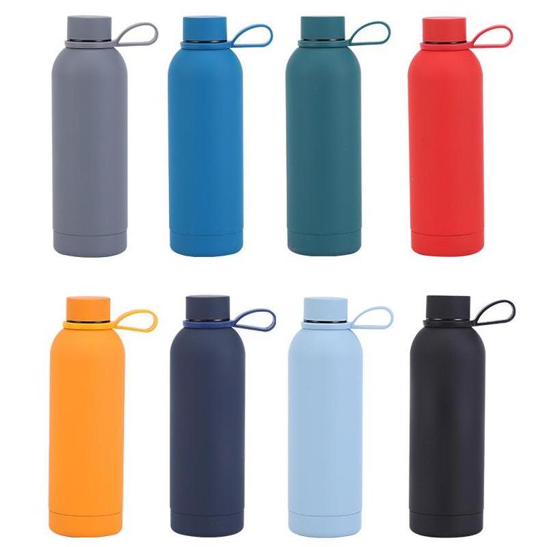 Top Seller Custom Leakproof Wide Mouth Vacuum Insulated Stainless Steel Thermo Mug Double Wall Water Bottle With Straw Lid