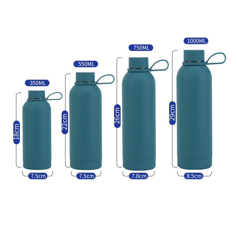 Top Seller Custom Leakproof Wide Mouth Vacuum Insulated Stainless Steel Thermo Mug Double Wall Water Bottle With Straw Lid