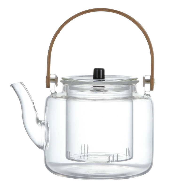 40oz Tea Kettle and tea pot Maker Glass Teapot with Removable Loose Tea Infuser Stove Safe Glass teapot