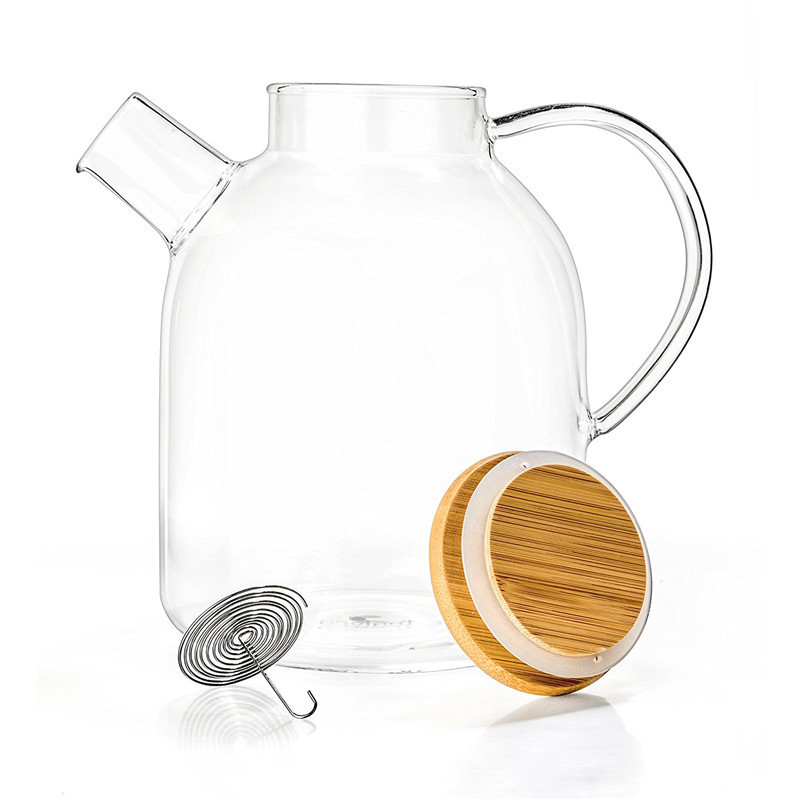 Heat Resistant Borosilicate Pitcher Carafe Teapot Glass Kettle drink glass set