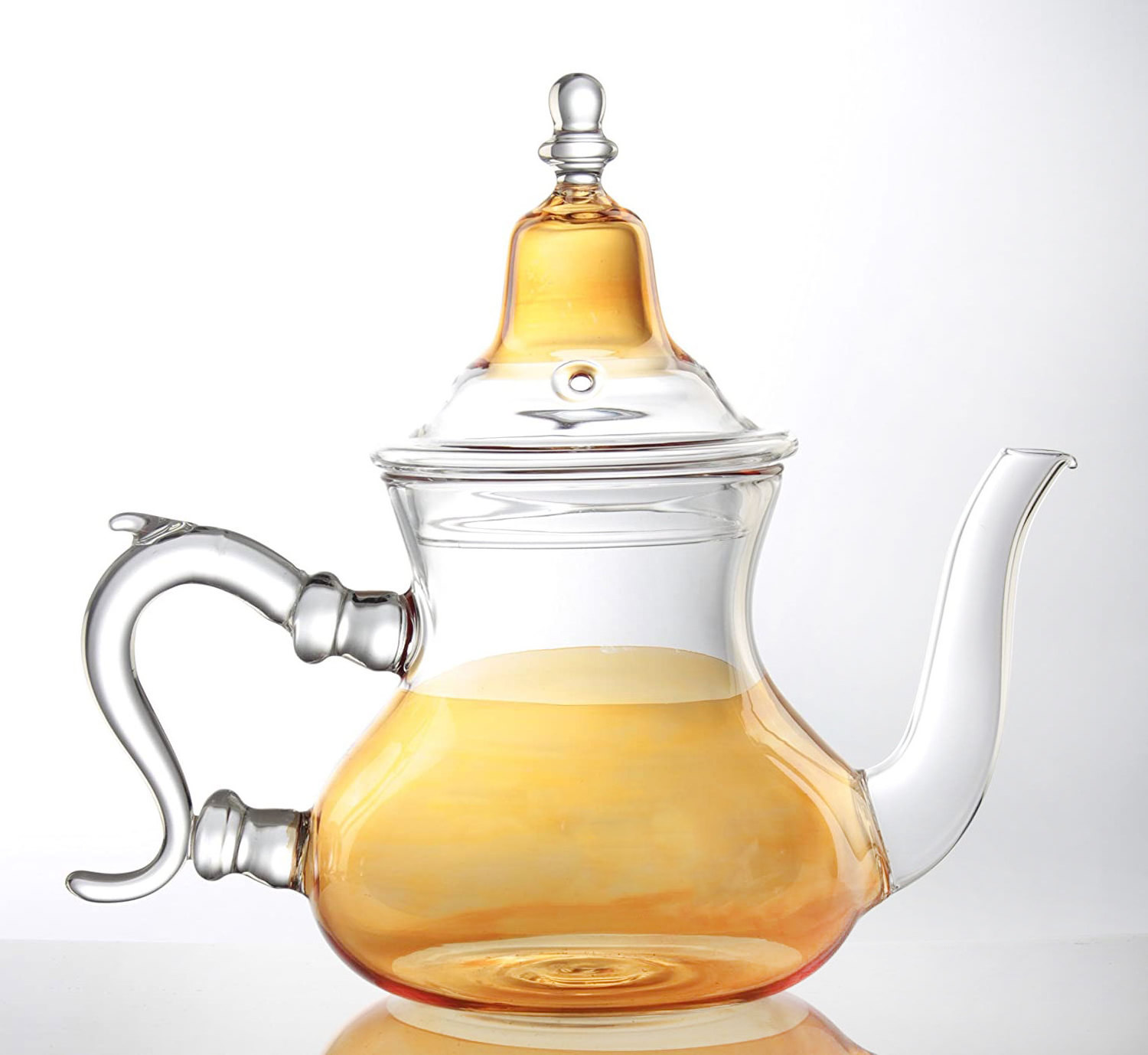 Hot sales customized size  Moroccan tea pot glass teaware Insulated Cold Hot Water Glass Tea Pot infuser