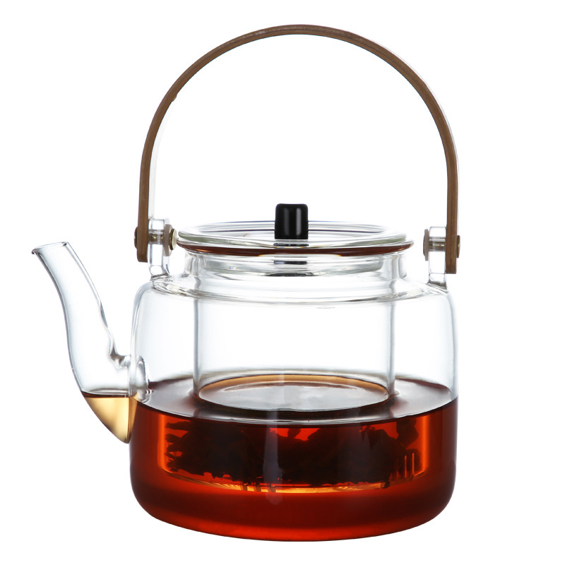 40oz Tea Kettle and tea pot Maker Glass Teapot with Removable Loose Tea Infuser Stove Safe Glass teapot