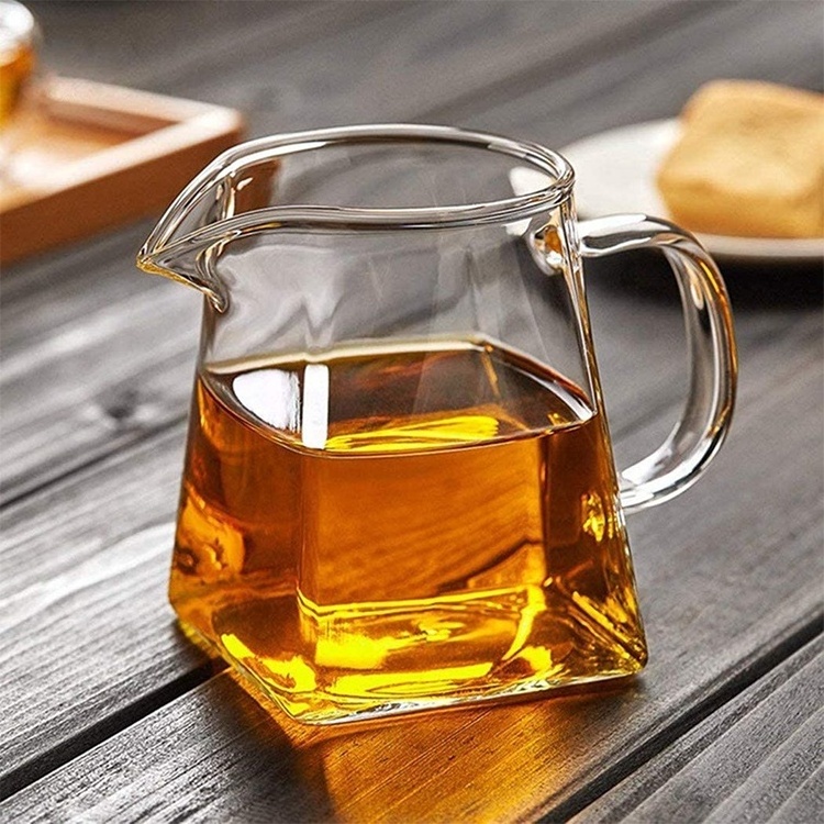 Top Seller 950ml clear tea cup pot set high borosilicate teapot glass tea pot with infuser handle suitable for stovetop