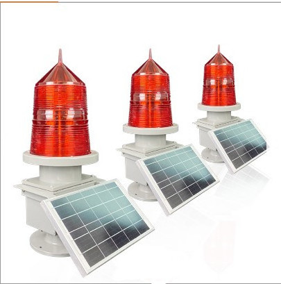 Aviation Obstruction Light FAA L810 Red Lighting System Solar Powered Led Aviation Light for Tower Crane or High Building