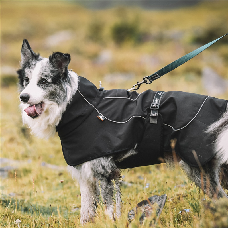 Sports Large Dog Clothes Reflective Soft Windproof   Pet Jacket Hiking Dog Rain Coat Cape For dog