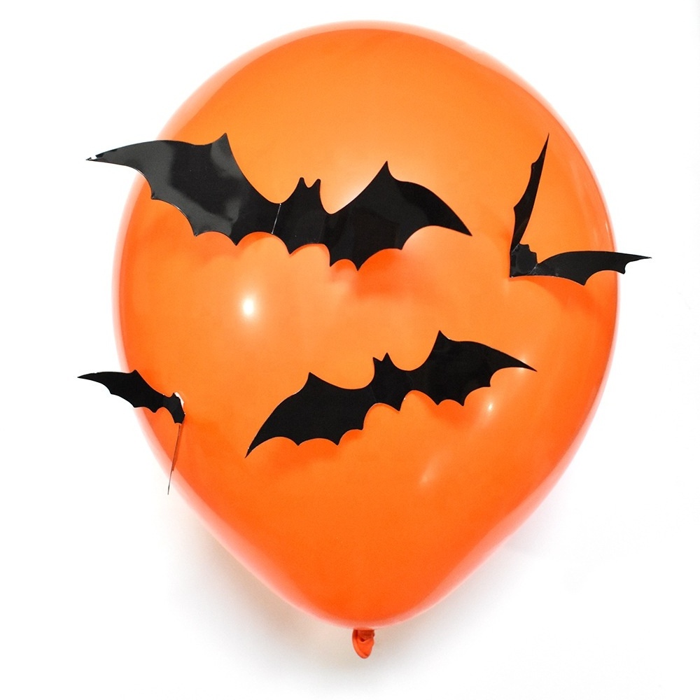 Wonderful Halloween party decorations Realistic PVC Scary Bat Sticker PVC 3D Bats Removable Decals Stickers Gift Window Decors