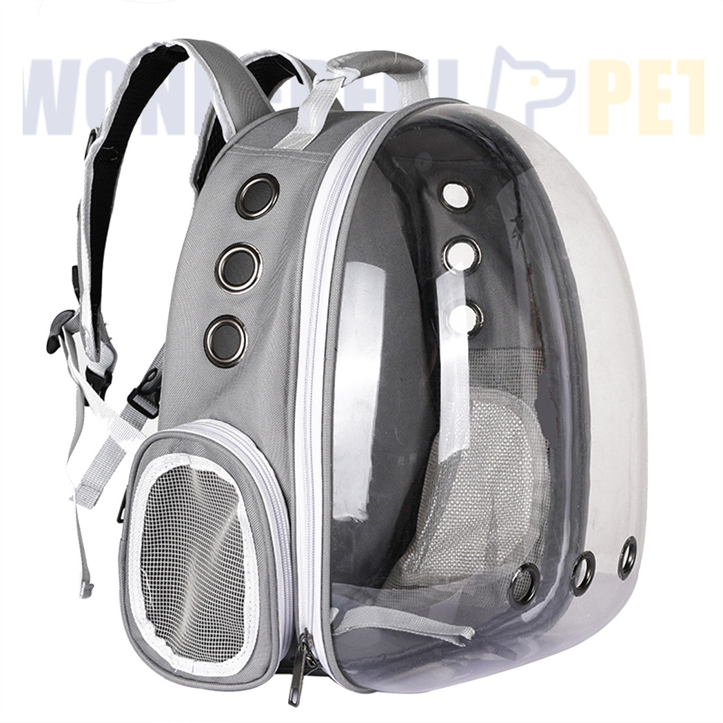 Wonderfulpet Travel Space Capsule Shaped Pet Carrier Bag Cat Backpack Bag With Vent Space Capsule Pet Carrier Cool Summer