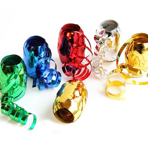 Metallic Colors Curling Ribbon Roll Plastic Mini Ribbon Egg for Gift Wrapping Luster Christmas Ribbon Roll for Decoration