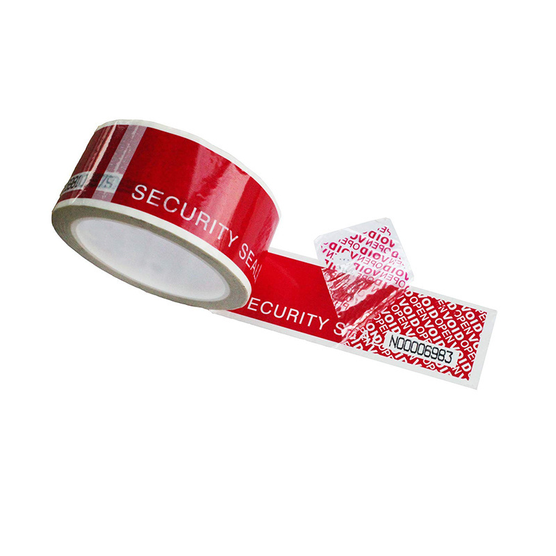 Wholesale Self Adhesive Red Tamper Evident Tape VOID Warranty Carton Sealing Security Tape