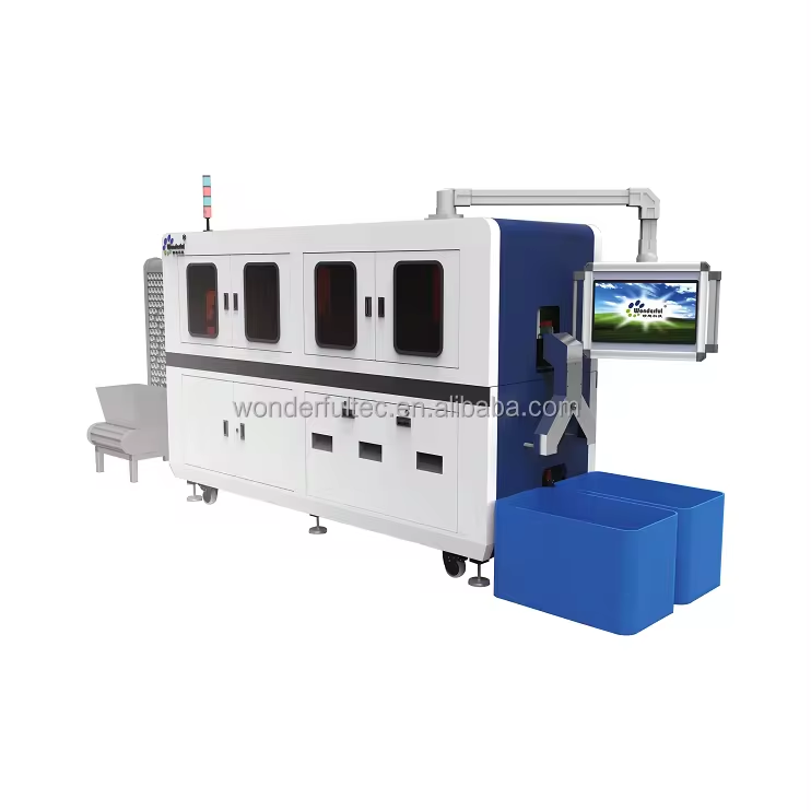 Bottle Caps Inspection Machine Visual Light Inspection Equipment Machine with Cameras