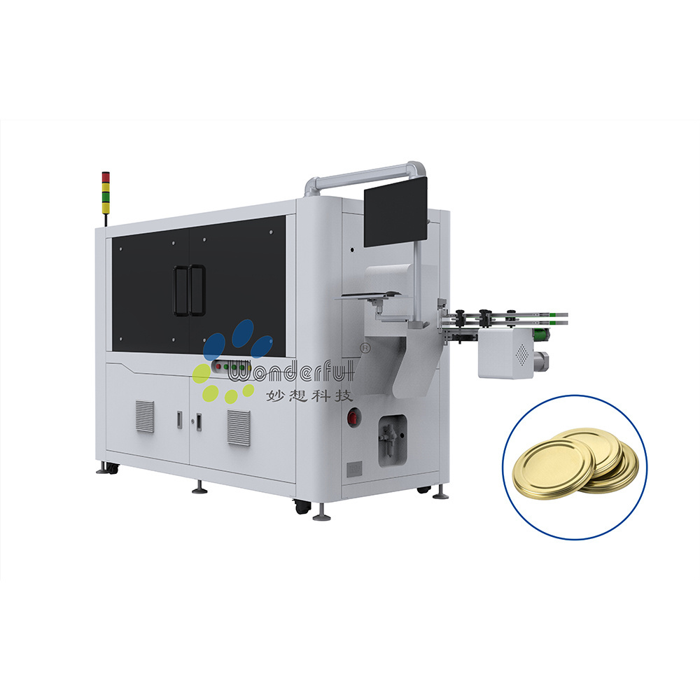 Cost Performance High-Speed Ai Visual Inspection Machine And Quality Control System Systems For Metal Caps Closures