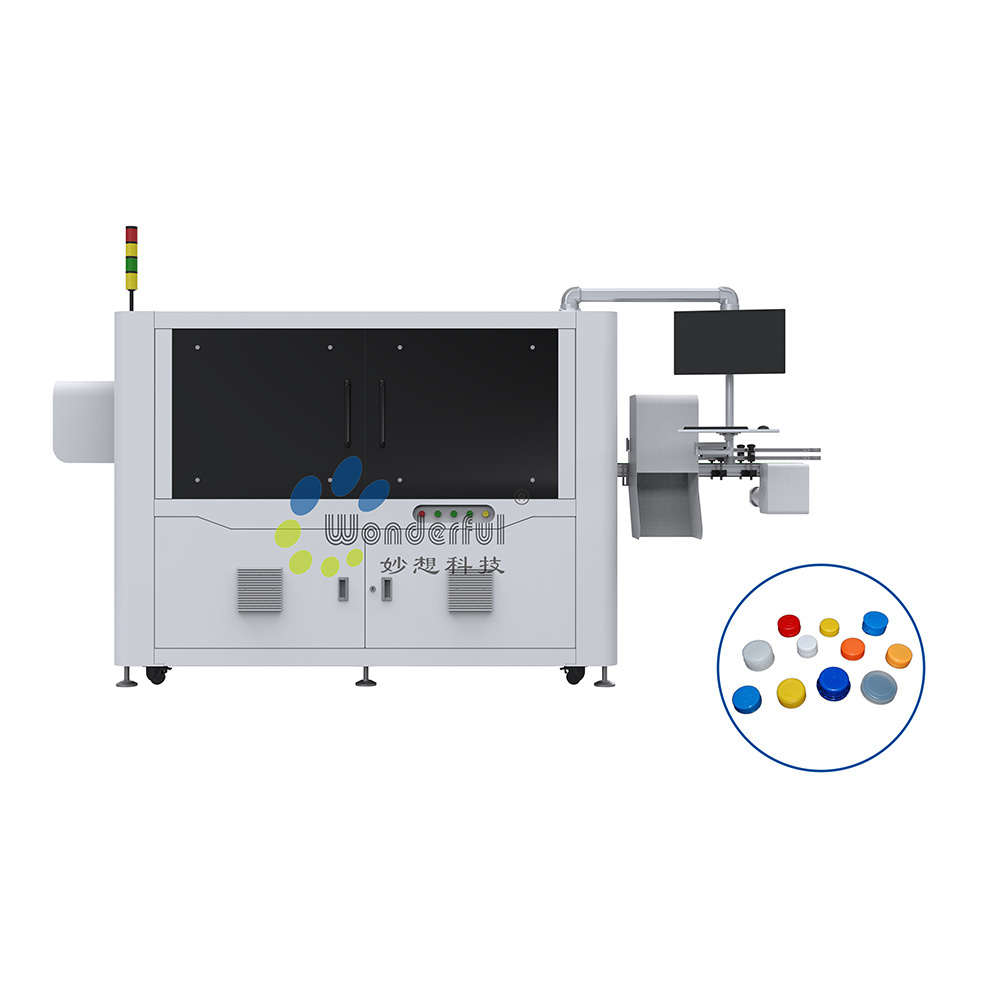 High Quality Control Plastic Caps Closures Vision Inspection Auto Tester Visual Inspection Machine Equipment with Low Price