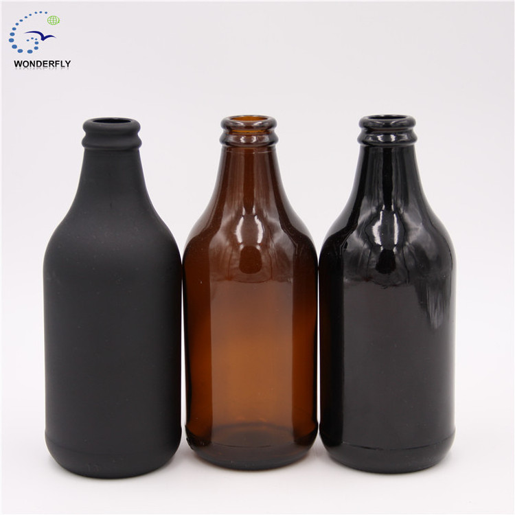 250ML 290ML 275ML amber Basil seed juice drink glass bottle with pull ring cap manufacturer