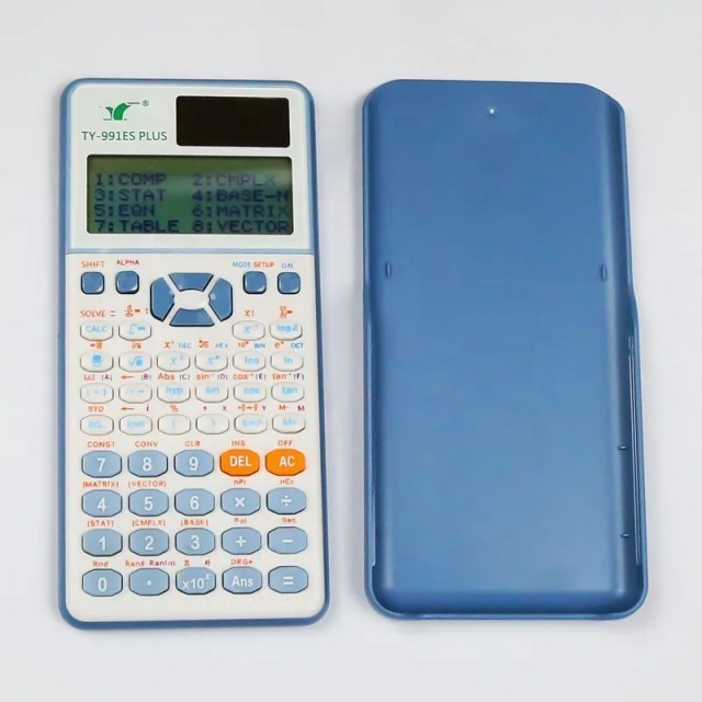 Cute pink High definition screen Dual Power 991ES Plus 417 functions scientific calculator for Financial Office Student Exam