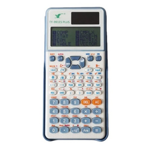 Cute pink High definition screen Dual Power 991ES Plus 417 functions scientific calculator for Financial Office Student Exam