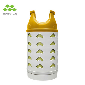 High Quality Composite LPG Cylinders 11.5kg 27.5L HDPE Liner Fiberglass Wrapped Propane Tank for Cooking or Industry