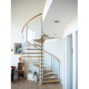 Small spiral stair stainless steel wood spiral stairs round stairs