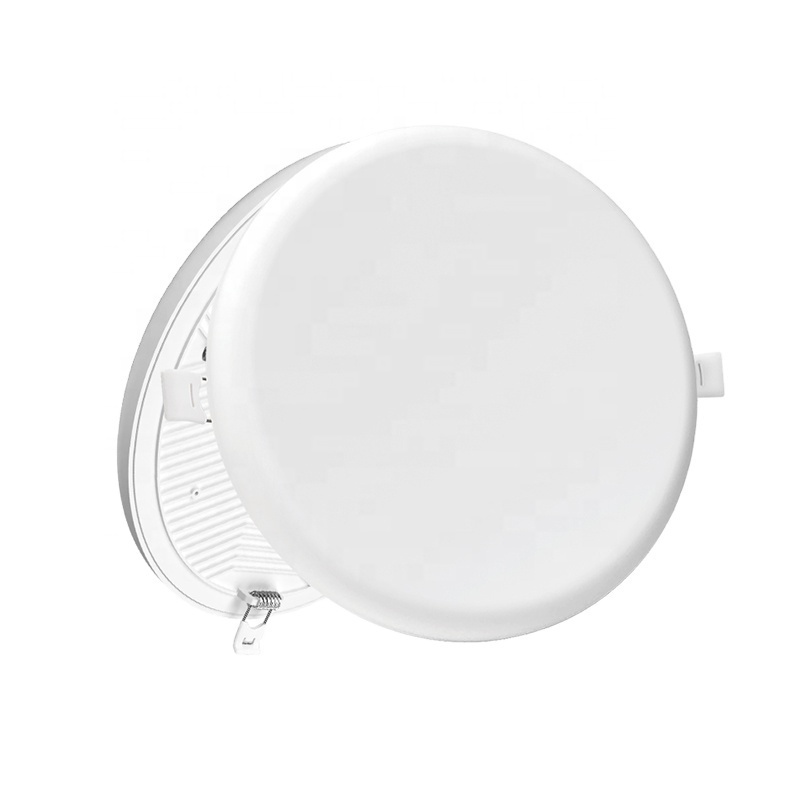 7 inch dimmable frameless ultra slim adjustable ceiling pot light smd backlit 18W 24W round recessed led panel light