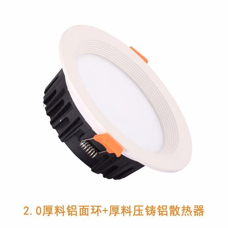 Recessed Ceiling light wide beam angle 4inch Cut size 95mm CRI90 15w Round COB LED downlight