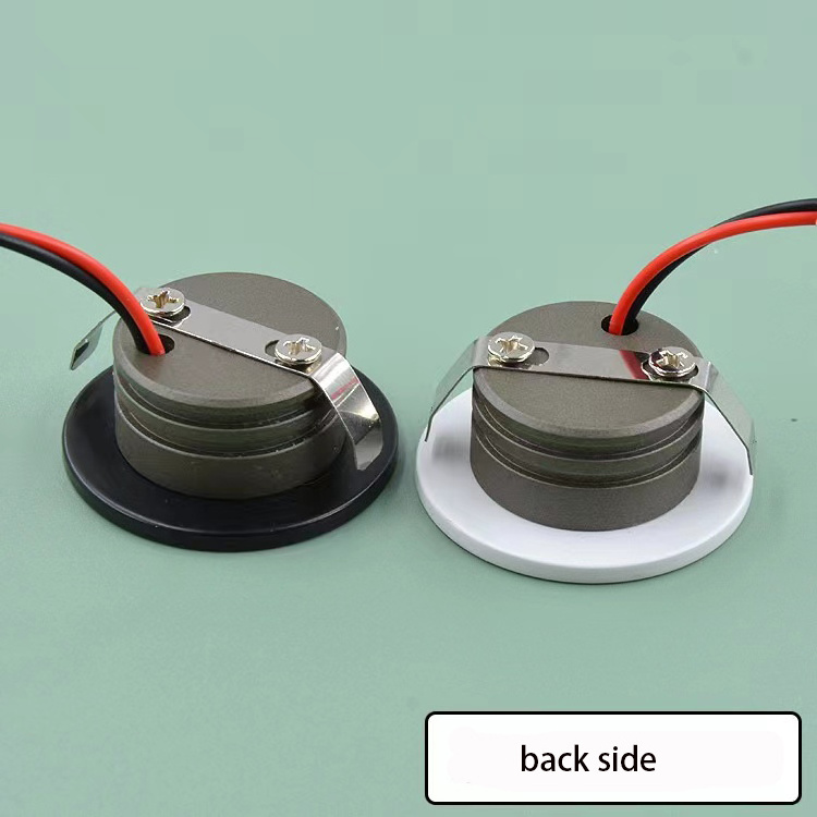 Aluminum Downlight ultra thin display Cabinet light cut size 30mm 35mm1w Indoor Recessed Mini LED Spot Light