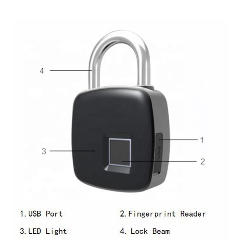 Factory Keyless Fingerprint Smart Locks Biometric Digital Finger Print Electronic Pad Locks Cheap Keyless Entry Smart Door Locks