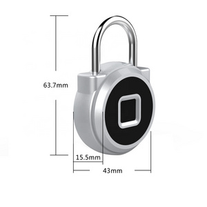 Smart Security Aluminium Alloy Fingerprint Door Lock Digital Electronic Deadbolt Door Lock