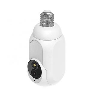 E27 Socket Lamp Holder Full Color 720p 360 Panoramic Cctv Wifi Ip Camera Ptz Light Bulb Camera