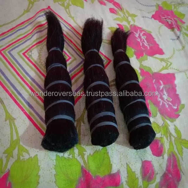 Hot Selling High Quality Buffalo And Ox Tail Hair And Also Washing Tail Hair And Dressing Cow And Buffalo Tail Hair