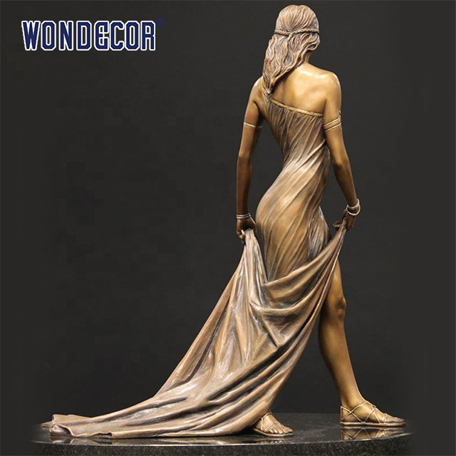 wonders Hot selling modern high-quality Brass statue of human body Life size