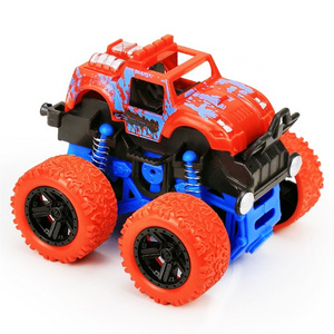 2024 Mini Stand Driving 360 Degree Rotation Inertial Off Road Four Wheel Monster Truck Friction Toy Vehicle