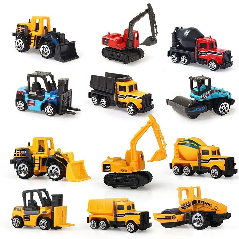 Most Popular Alloy Mini Die-cast Toy Vehicles Play Game Model Hot Children Wheels Friction Toy Vehicle Car Set